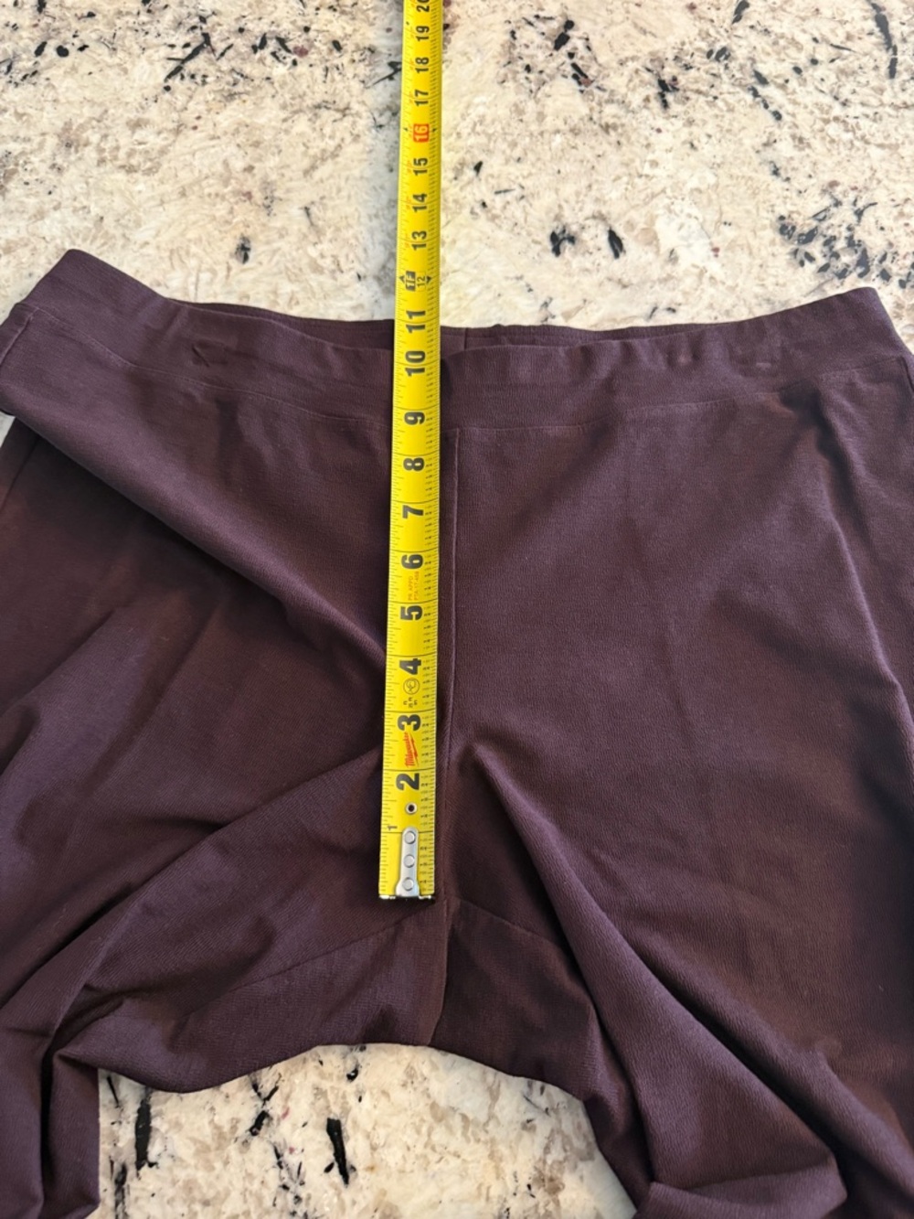 Eileen Fisher Washable Stretch Crepe Slim Ankle Pant Cassis Purple Large TK - Picture 10 of 16